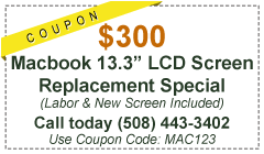 Massachusetts Macbook LCD Replacement and repair